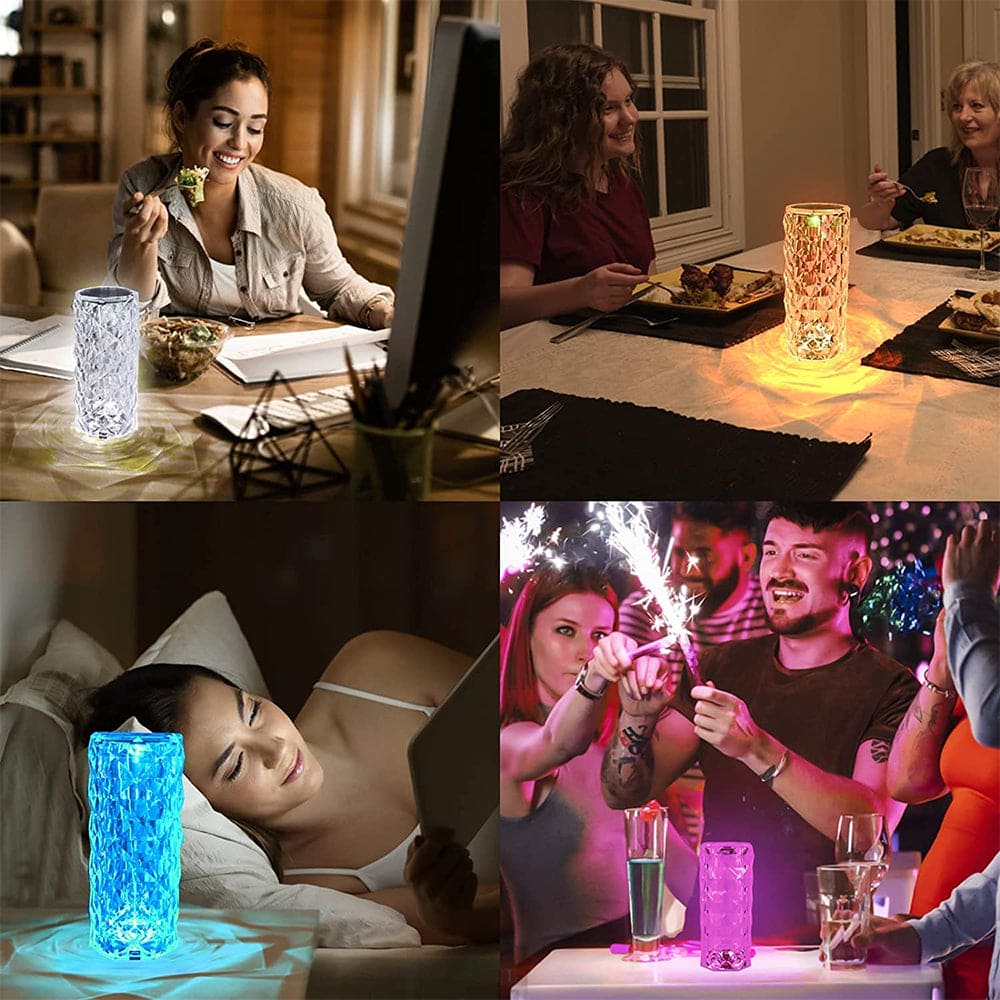Ethereal Crystal Rose Lamp (Buy 1 Get 1 Free) - Truloy